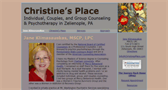 Desktop Screenshot of christinesplace.com